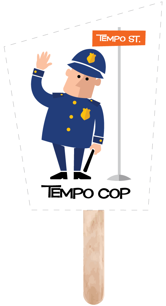 Tempo Cop Official Badge