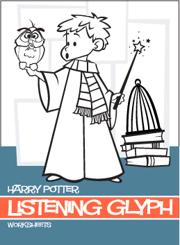 Harry Potter Listening Glyph Worksheet