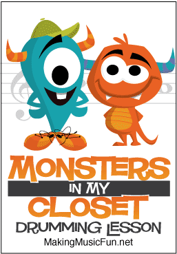 Monsters in My Closet Drumming Lesson