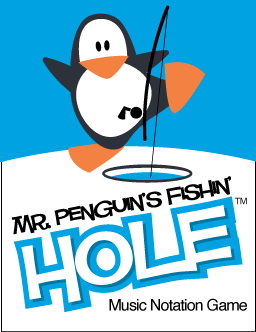 Mr. Penguin's Fishin' Hole | Music Notation Game