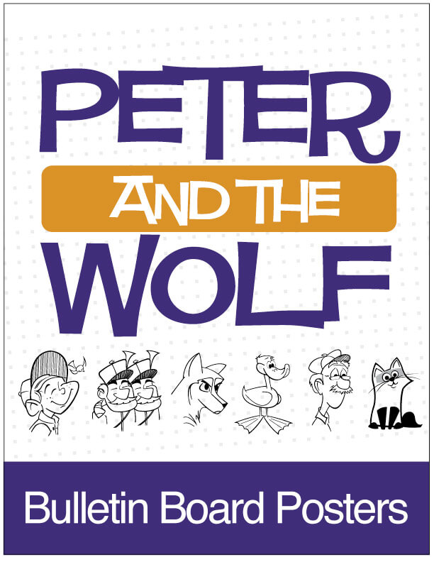 Peter and the Wolf Bulletin Board Poster Pack