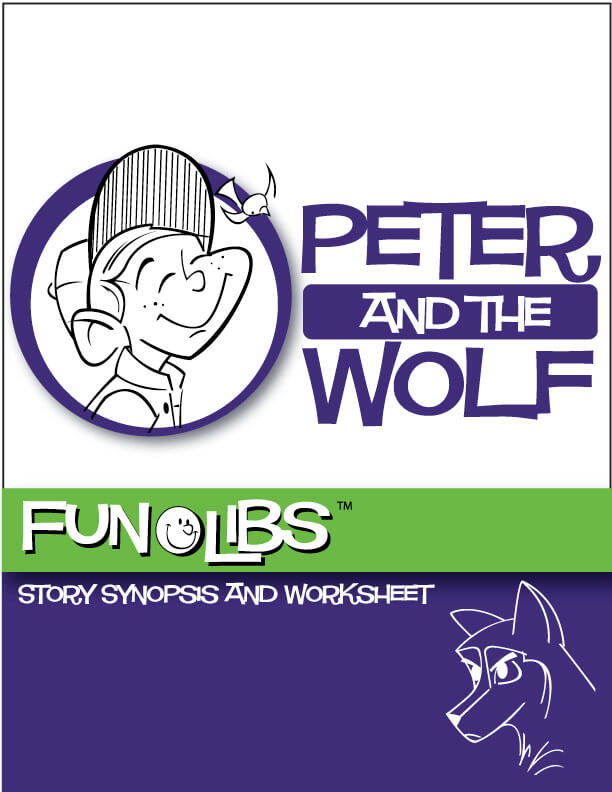 Peter and the Wolf FunLib Story and Worksheet