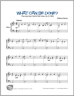 What Can Be Done Easy Piano Sheet Music