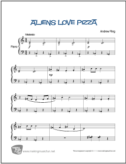 Aliens Love Pizza