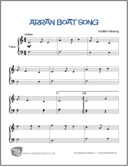 Arran Boat Song (Scottish)