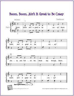 Boom, Boom, Ain't It Great To Be Crazy?