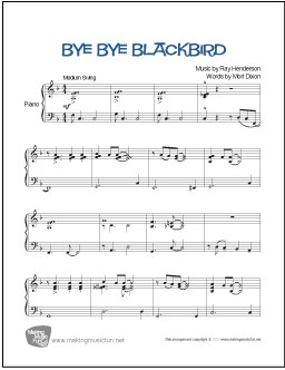 Bye Bye Blackbird