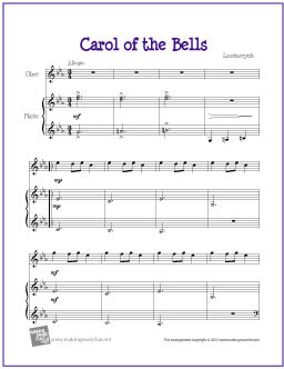 Carol of the Bells Oboe