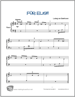 F&uuml;r Elise (Beethoven)