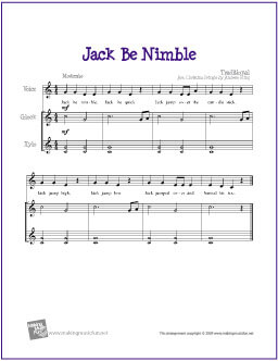 Jack Be Nimble Orff