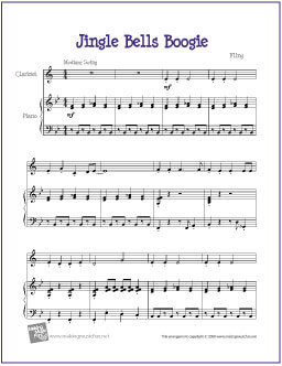 Jingle Bells Boogie Clarinet
