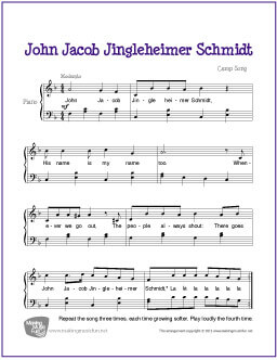 John Jacob Jingleheimer Schmidt