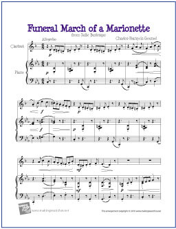 Funeral March of a Marionette Clarinet