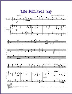 The Minstrel Boy Violin