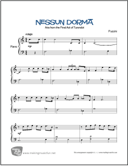 Nessun Dorma (Pucinni)