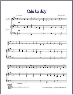 Ode to Joy Violin