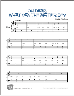 Oh Dear, What Can the Matter Be?