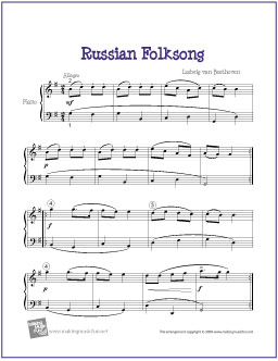 Russian Folk Song No. 3 (Beethoven)