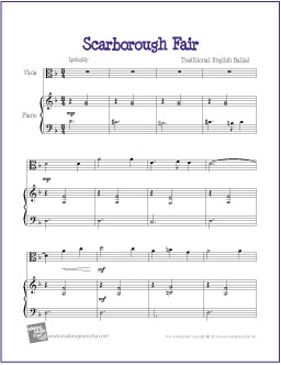 Scarborough Fair Viola