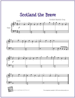 Scotland the Brave Harp