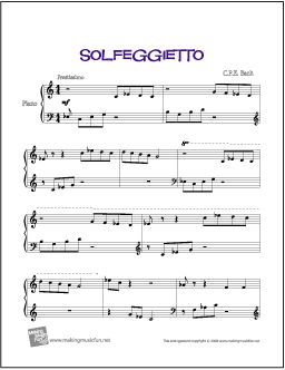 Solfeggietto (CPE Bach)