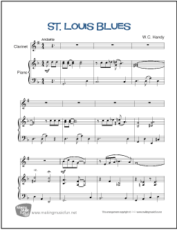 St. Louis Blues Clarinet