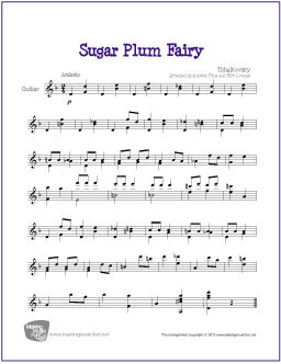 Sugar Plum Fairy Guitar Sheet Music