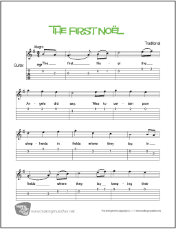 The First Noël Guitar Sheet Music