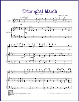 Triumphal March Flute