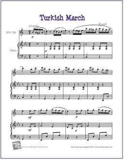 Turkish March Alto Saxophone