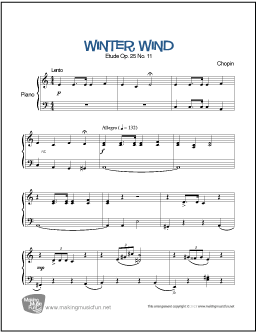 Winter Wind (Chopin)